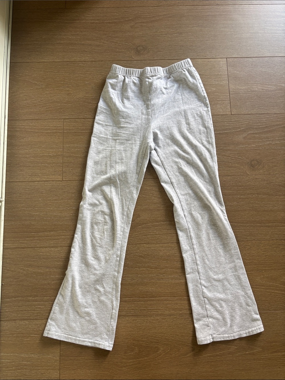 Kids Soft Gray Flare Lounge Pants
